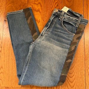 McGuire denim with camo piping
